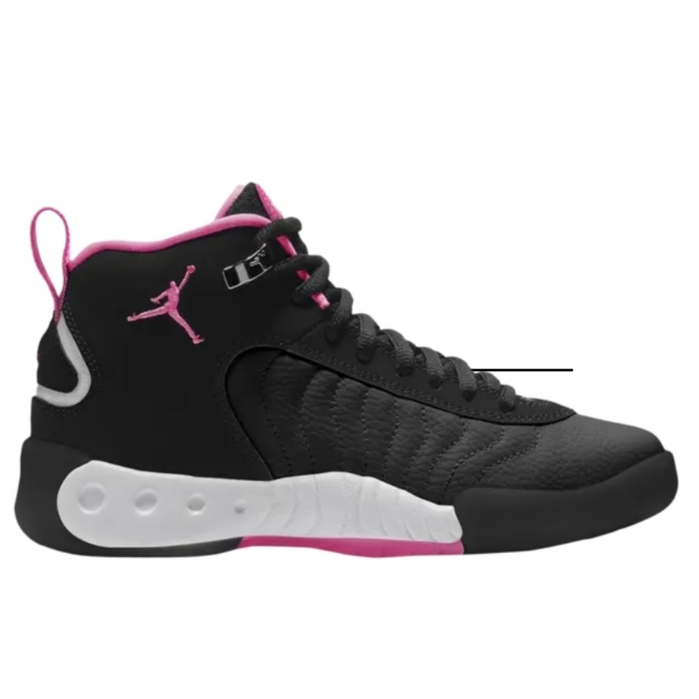 Jordan Jumpman Pro GS 3.5 Black and Pink High-Top Sneakers